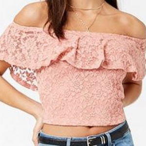 Lace Off-the-Shoulder Top